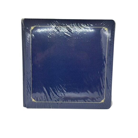Creative Memories 12x12 Blue Album Pages Gold Corners NEW SEALED Scrapbook - Picture 1 of 7